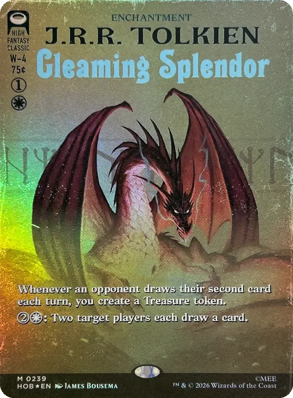 Gleaming Splendor borderless foil card