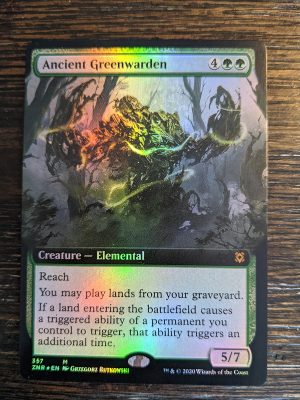 FOIL Ancient Greenwarden from Zendikar Rising Proxy