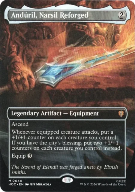 Anduril Narsil Reforged – mtg proxy