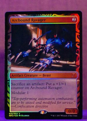 FOIL Arcbound Ravager from Kaladesh Invention Proxy
