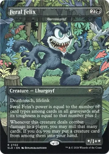 Barrowgoyf (2702) from Secret Lair Drop Magic the Gathering Proxy