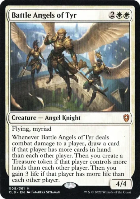 Battle Angels of Tyr from Commander Legends: Battle for Baldur's Gate Magic the Gathering Proxy