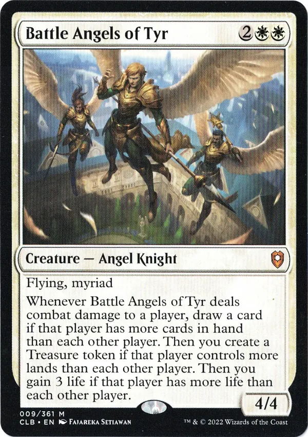 Battle Angels of Tyr from Commander Legends: Battle for Baldur’s Gate Magic the Gathering Proxy