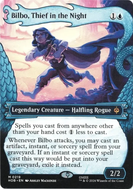 Bilbo, Thief in the Night from The Hobbit Magic the Gathering Proxy
