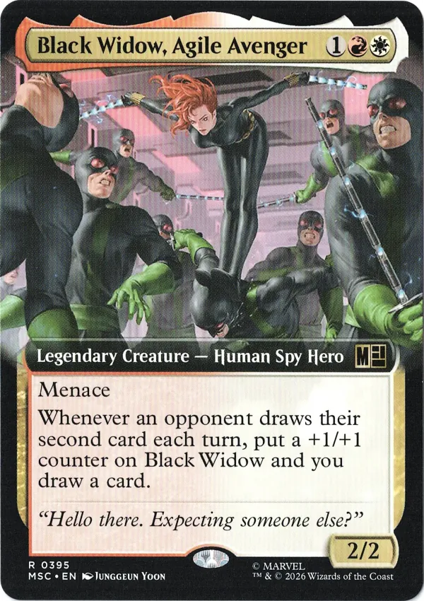 Black Widow Agile Avenger EXT ART – mtg proxy