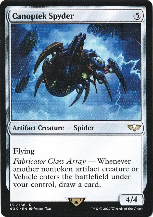 Canoptek Spyder from Warhammer 40,000 Commander Magic the Gathering Proxy