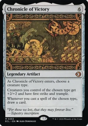 Chronicle of Victory from Lorwyn Eclipsed Magic the Gathering Proxy