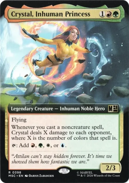 Crystal Inhuman Princess – mtg proxy
