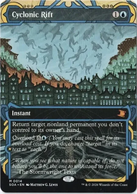 Cyclonic Rift from Secrets of Strixhaven: Mystical Archive Magic the Gathering Proxy