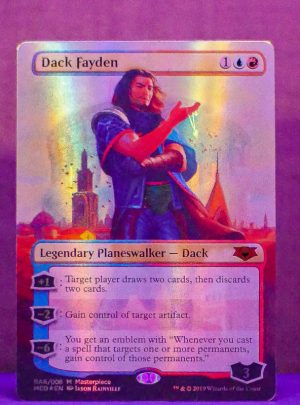 FOIL Dack Fayden from Ravnica Allegiance: Mythic Edition Proxy