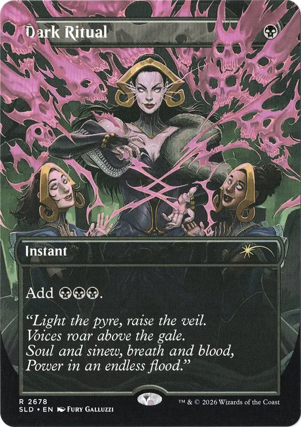 Dark Ritual (2678) from Secret Lair Drop Series Magic the Gathering Proxy