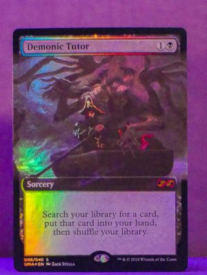 FOIL Demonic Tutor from Ultimate Masters Box Topper Proxy