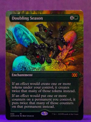FOIL Doubling Season from Double Masters Box Topper Proxy