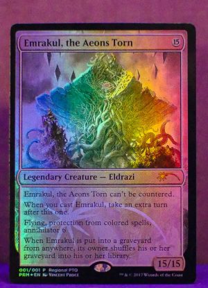 FOIL Emrakul, the Aeons Torn from Pro Tour Promo Proxy