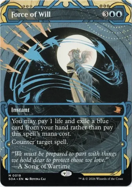Force of Will from Secrets of Strixhaven: Mystical Archive Magic the Gathering Proxy