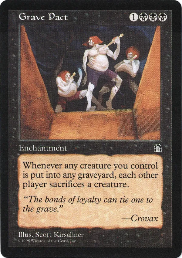 Grave Pact from Stronghold Magic the Gathering Proxy