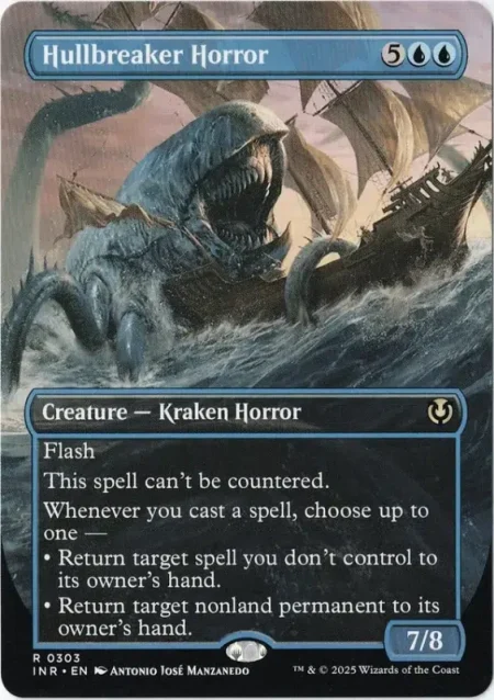Hullbreaker Horror (Borderless) from Innistrad Remastered Magic the Gathering Proxy