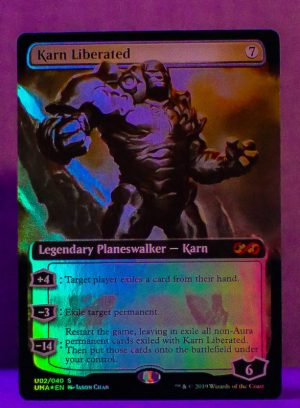 FOIL Karn Liberated from Ultimate Masters Box Topper Proxy