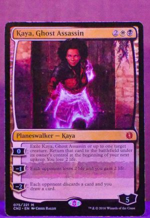 FOIL Kaya Ghost Assassin from Conspiracy: Take the Crown Proxy