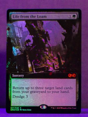 FOIL Life from the Loam from Ultimate Masters Box Topper Proxy