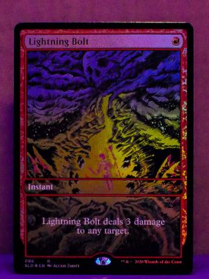 FOIL Lightning Bolt from Secret Lair Drop Proxy