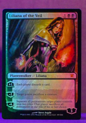 FOIL Liliana of the Veil from Innistrad Proxy