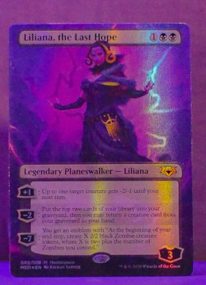FOIL Liliana, the Last Hope from Guilds of Ravnica: Mythic Edition Proxy