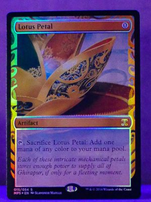FOIL Lotus Petal from Kaladesh Invention Proxy