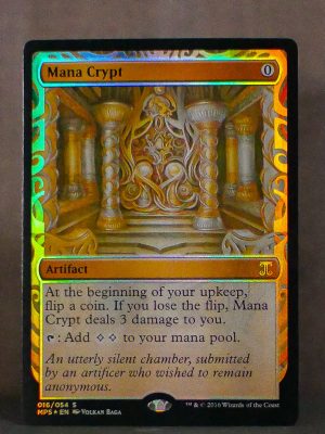 FOIL Mana Crypt from Kaladesh Invention Proxy