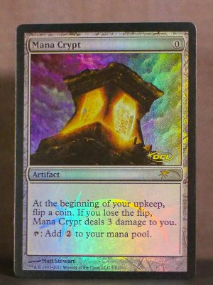 FOIL Mana Crypt from Judge Promo Proxy
