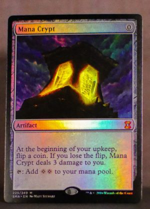 FOIL Mana Crypt from Eternal Masters Proxy
