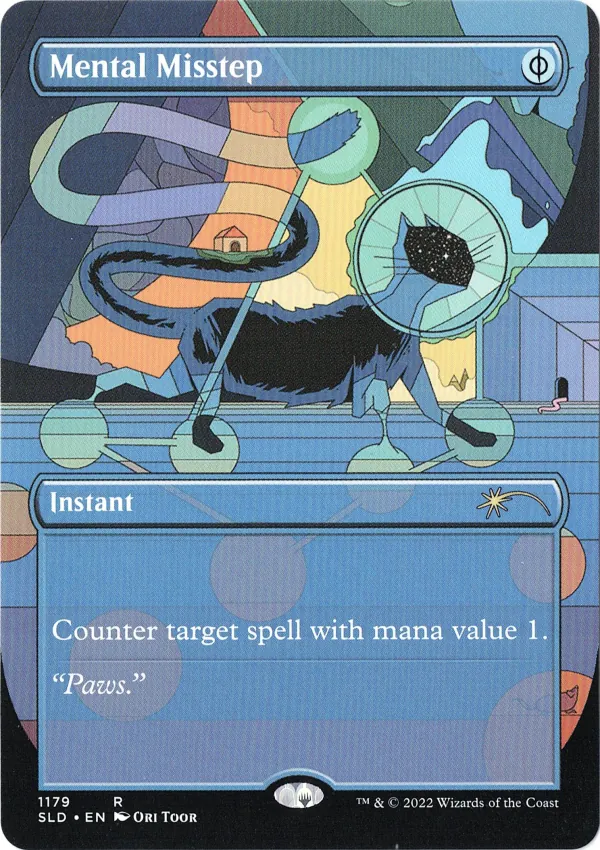 Mental Misstep (1179) from Secret Lair Drop Series Magic the Gathering Proxy