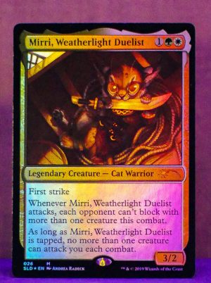 FOIL Mirri, Weatherlight Duelist from Secret Lair Drop Proxy
