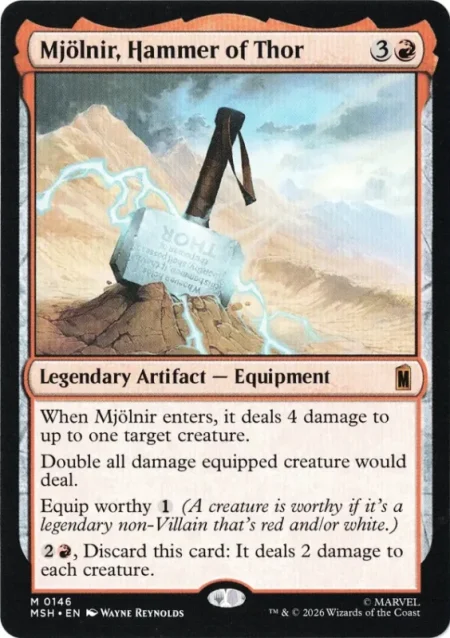 Mjolnir Hammer of Thor reg – mtg proxy