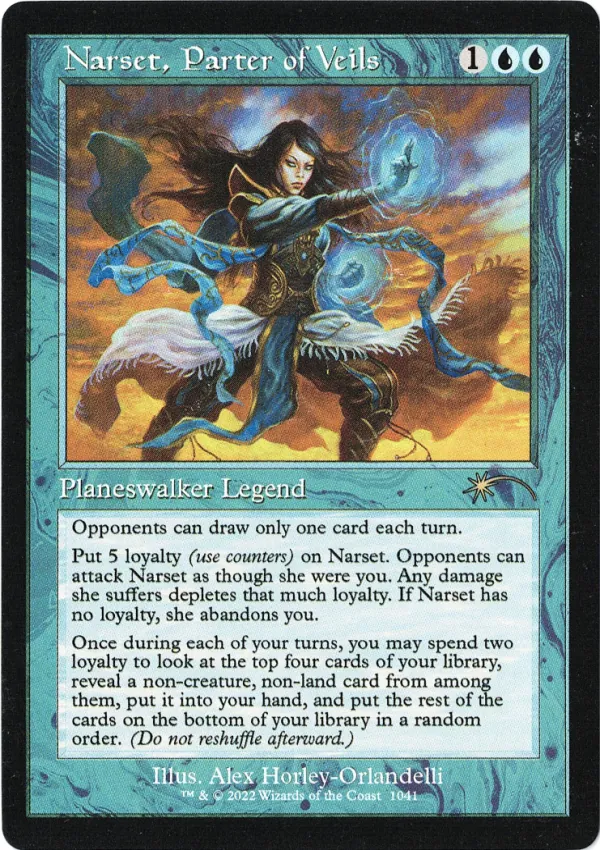 Narset Parter of Veils retro – magic the gathering proxy