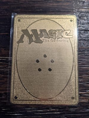 GOLD Mox Ruby metal collector's Replica