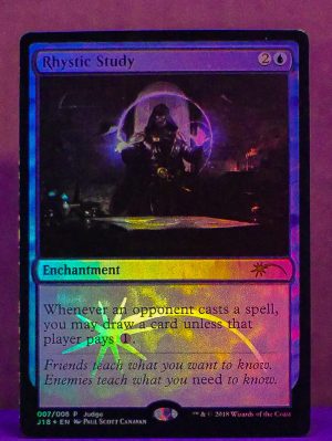 FOIL Rhystic Study from Judge Gift 2018 Proxy