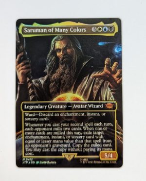 FOIL Saruman of Many Colors from Universes Beyond: The Lord of the Rings: Tales of Middle-earth Proxy