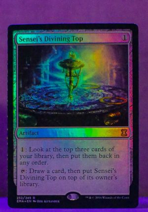 FOIL Sensei's Divining Top from Eternal Masters Proxy