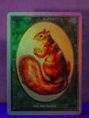 FOIL TOKEN Squirrel from Unglued Proxy