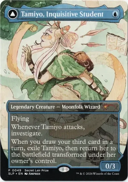 Tamiyo, Inquisitive Student from Secret Lair Showdown Magic the Gathering Proxy