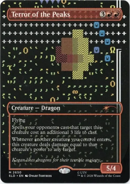 Terror of the Peak (2650) from Secret Lair Drop Series Magic the Gathering Proxy