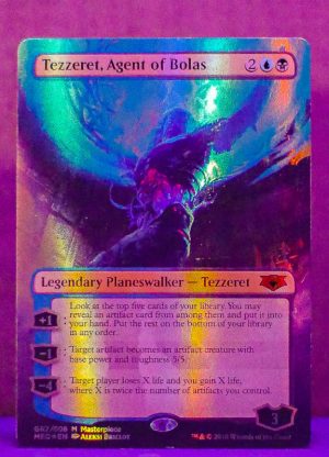 FOIL Tezzeret, Agent of Bolas from Guilds of Ravnica: Mythic Edition Proxy