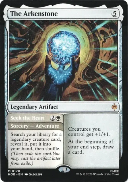 The Arkenstone from The Hobbit Magic the Gathering Proxy