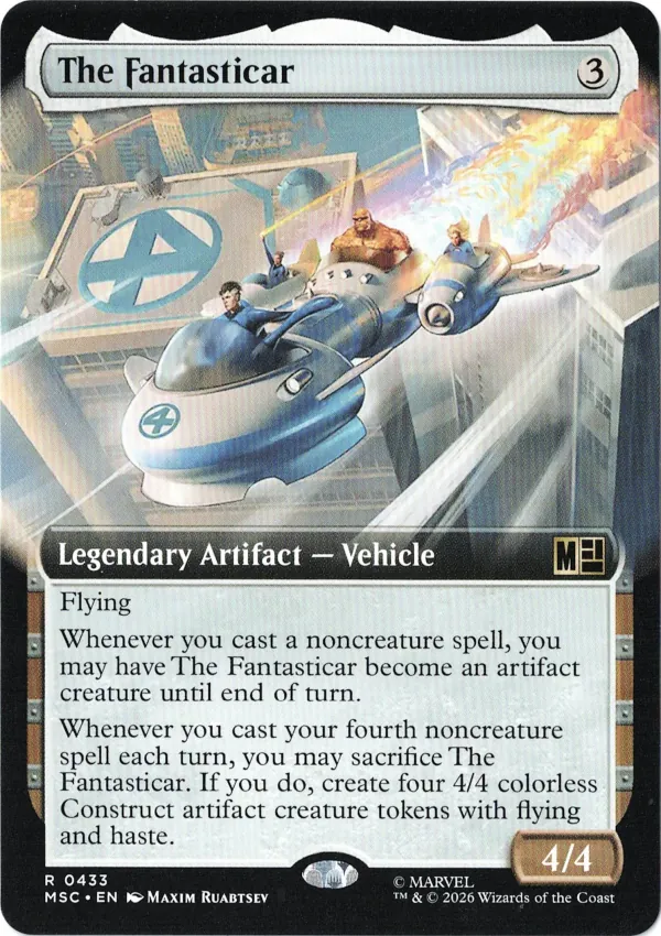 The Fantasticar ext art – magic the gathering proxy
