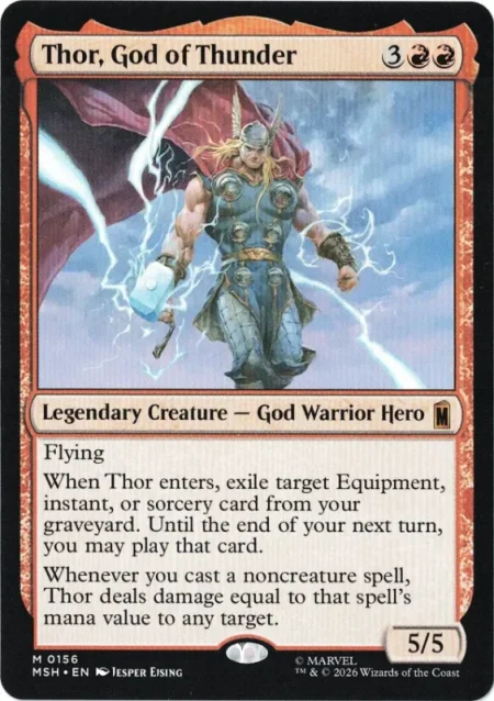 Thor God of Thunder reg – mtg proxy