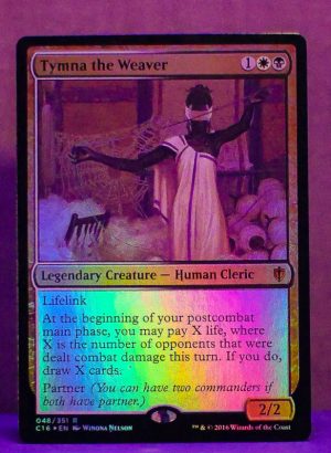 FOIL Tymna the Weaver from Commander 2016 Proxy