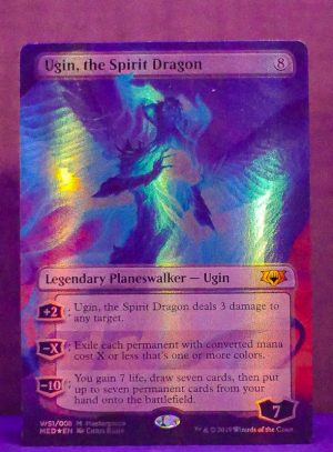 FOIL Ugin, the Spirit Dragon from War of the Spark: Mythic Edition Proxy