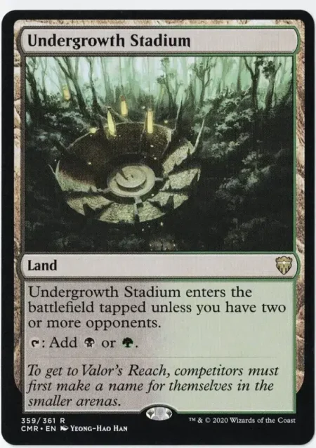 Undergrowth Stadium from Commander Legends Magic the Gathering Proxy