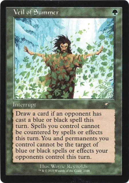 Veil of Summer (2348) from Secret Lair Drop Magic the Gathering Proxy